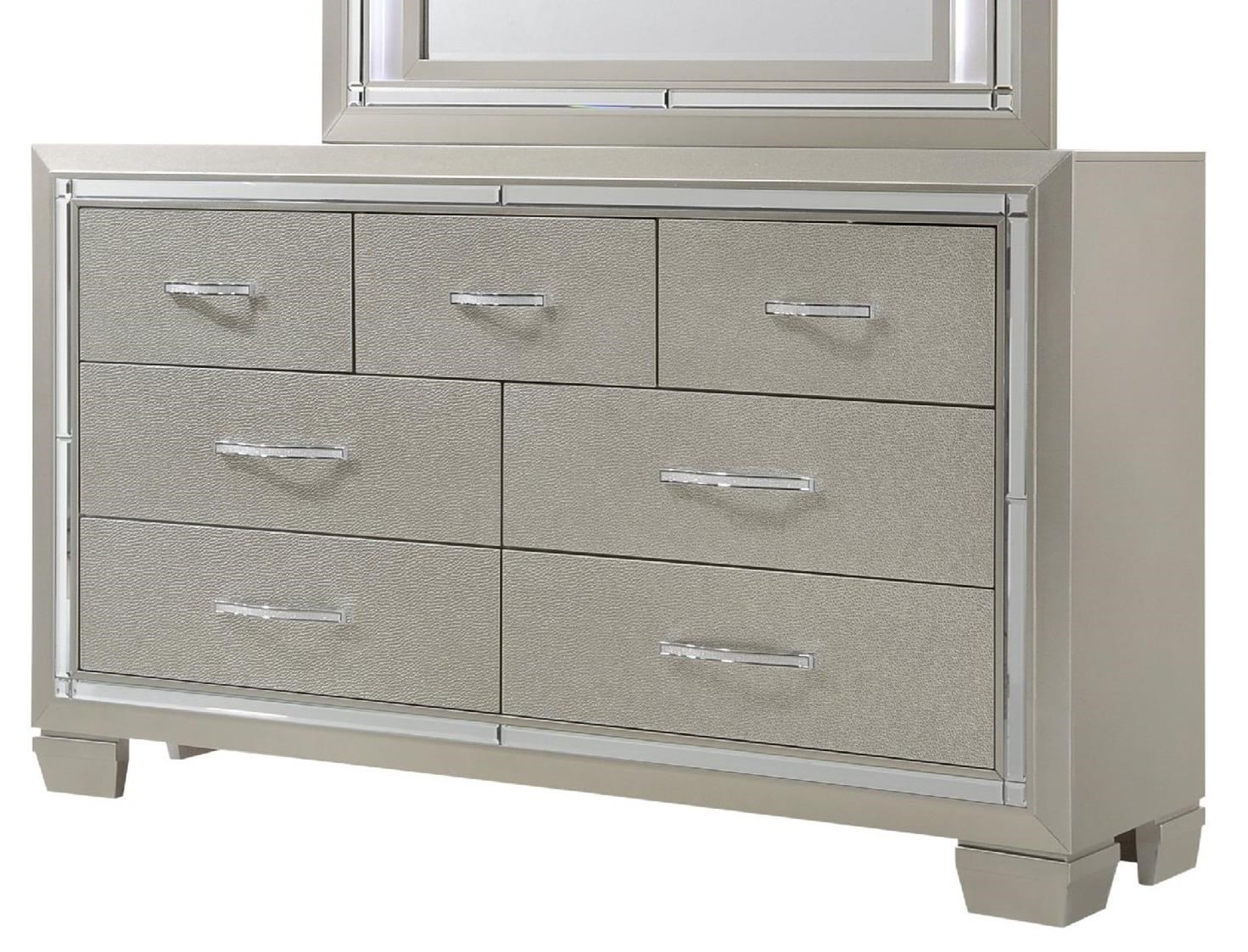 ◆CARLYN◆ Monde L 4colors Avalon Kaleidoscope B00846D Glam Seven Drawer Dresser with